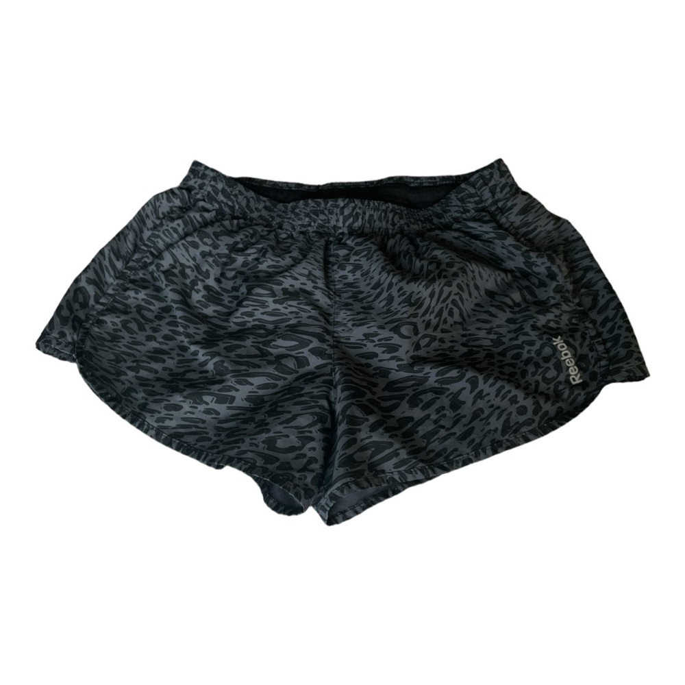 Reebok gray and black running shorts size medium